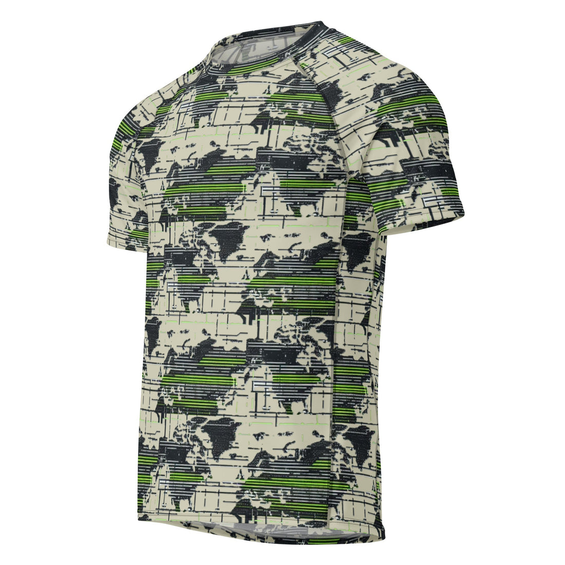 Men's Camouflage Rash Guard - Stylish & Functional Activewear