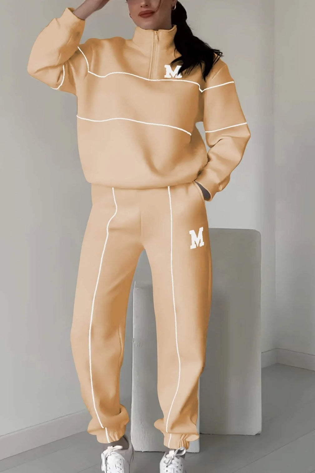 Womens 2 Piece Outfits Lounge Hoodless