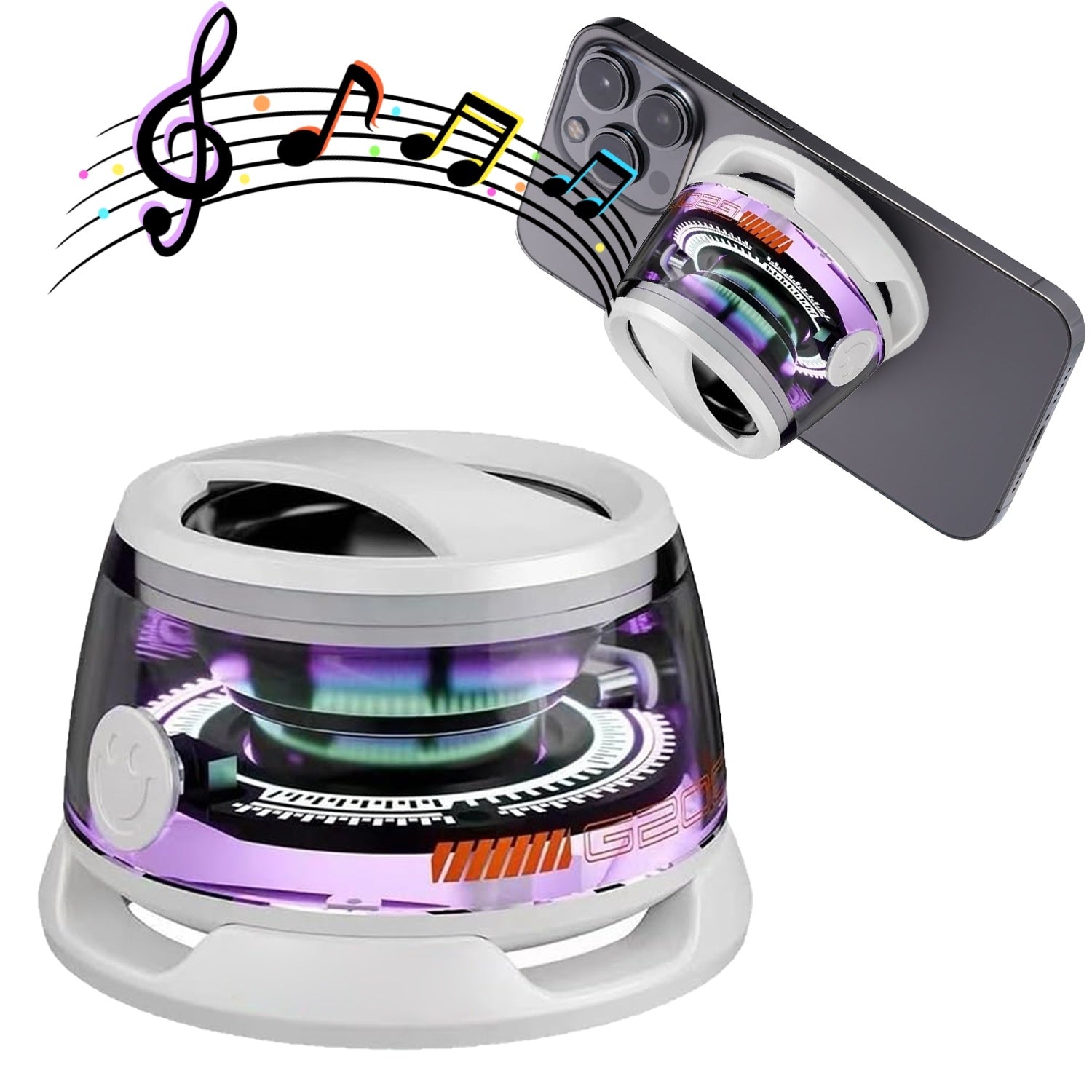 G200 Bluetooth Speaker with RGB Lights & 7-Hour Playback