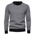 Casual Men's Hit Color Trend Pullover
