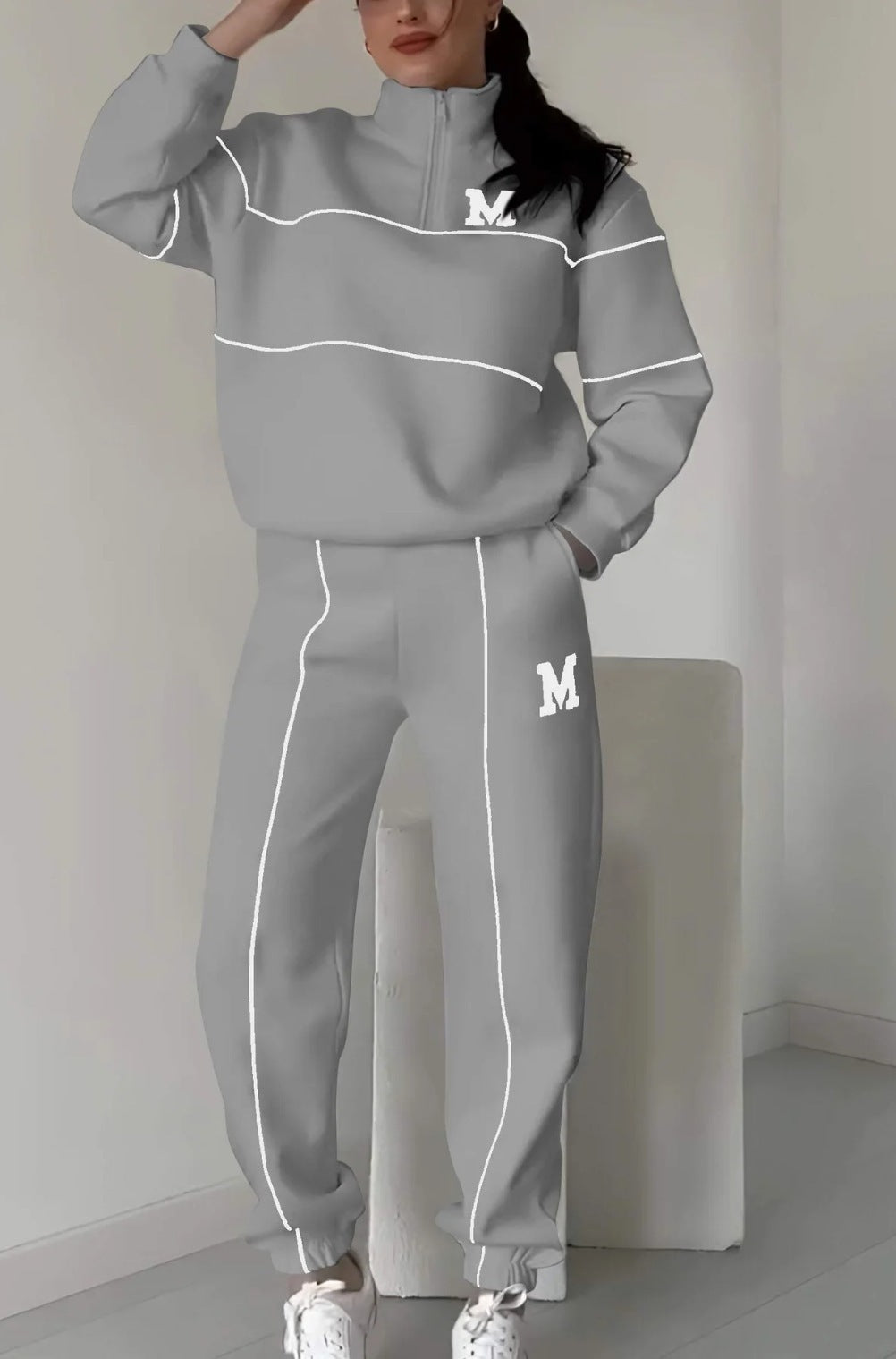 Womens 2 Piece Outfits Lounge Hoodless