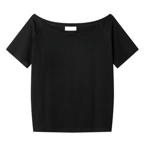 Oblique Shoulder Loose Top – High-End Womenswear