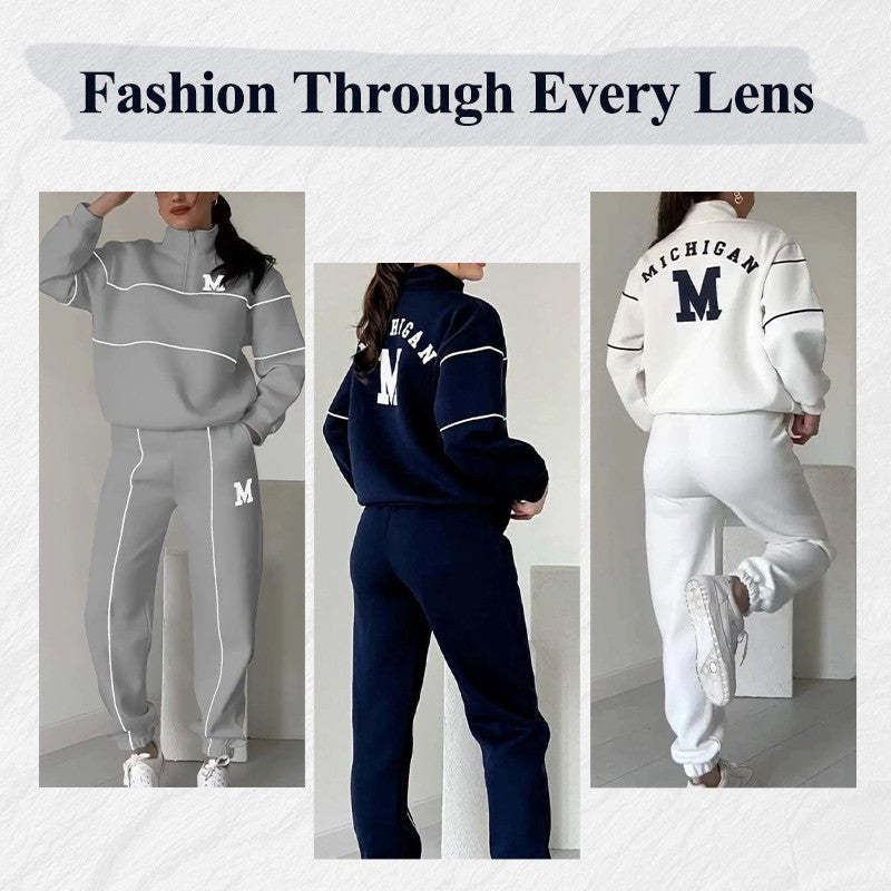 Womens 2 Piece Outfits Lounge Hoodless