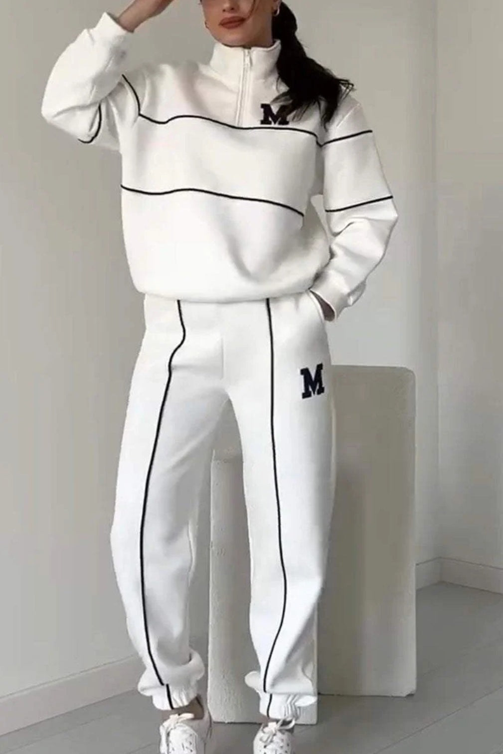 Womens 2 Piece Outfits Lounge Hoodless