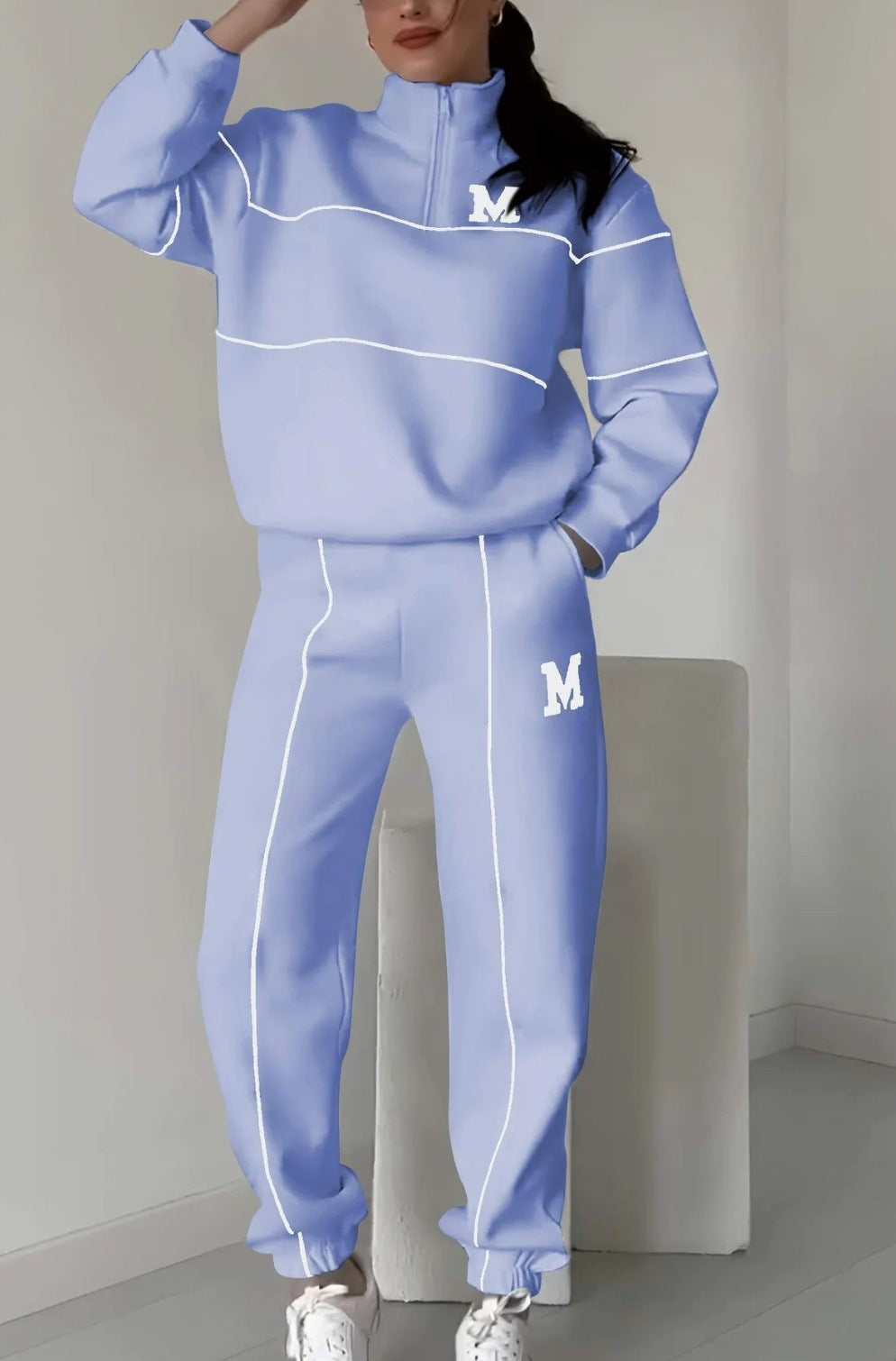 Womens 2 Piece Outfits Lounge Hoodless