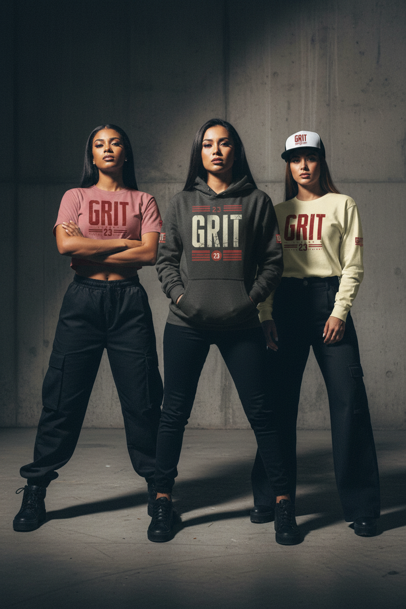 GRIT Editorial — 3 Female Models