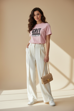 GRIT Organic Tee – Cotton Pink Editorial