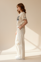 GRIT Organic Tee – Desert Dust Side Editorial