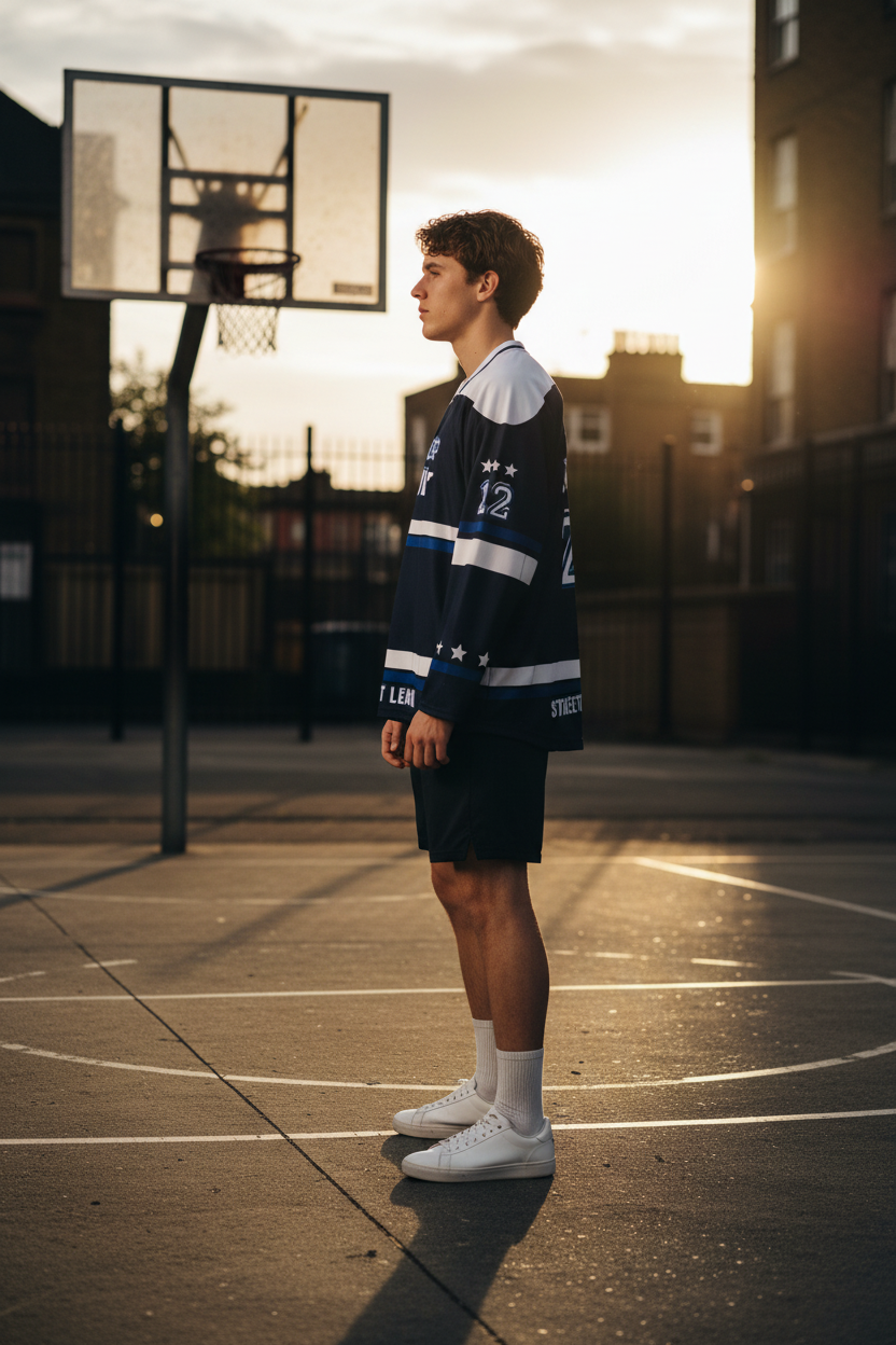 LDN Hoop Club Hockey Jersey – Side Profile Urban Lifestyle