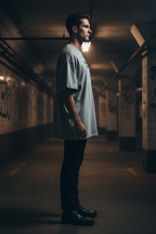 R3AKT Heather Grey — Side Underground