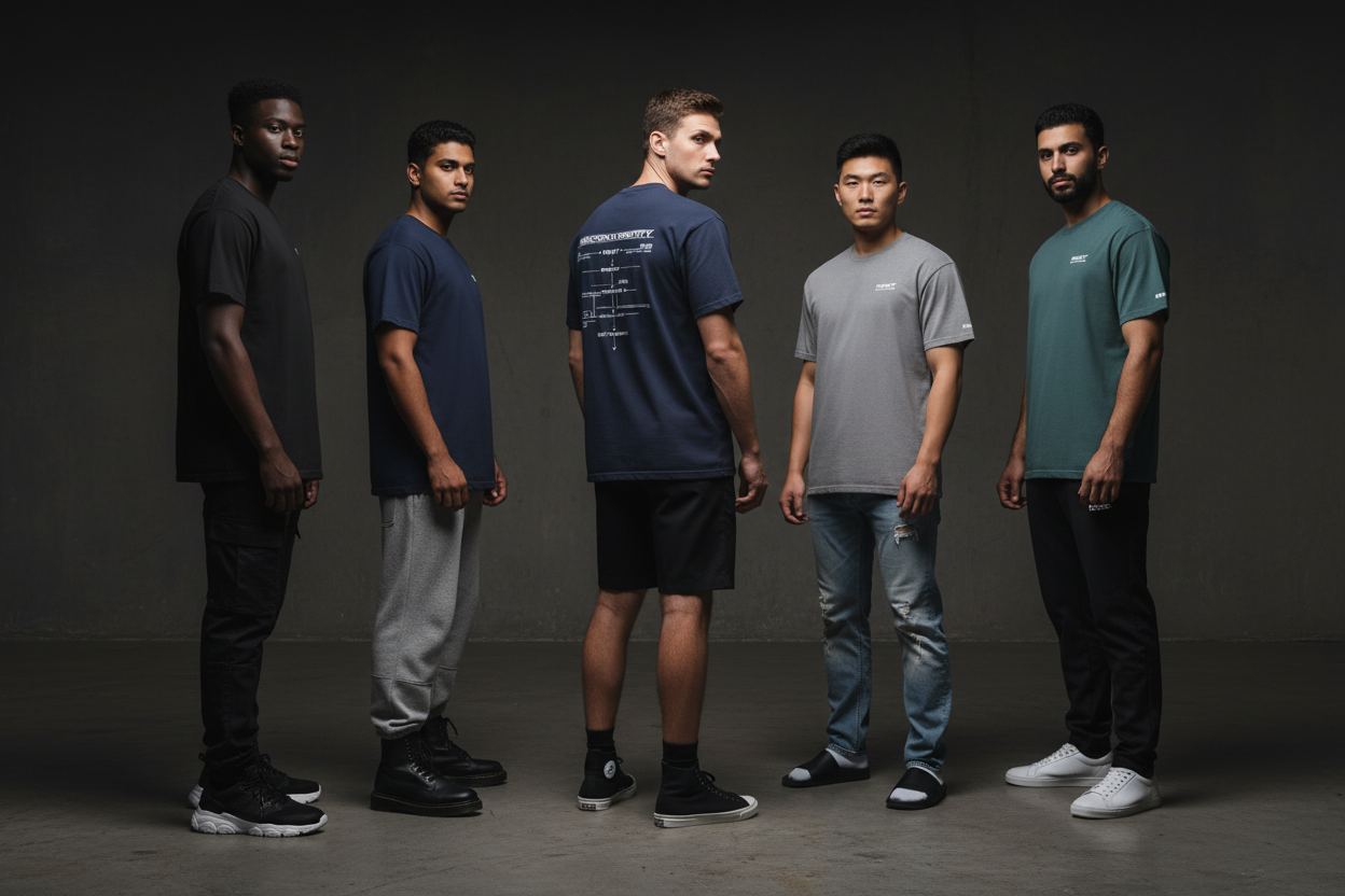 R3AKT Mixed Ethnicity Multi-Colourway Editorial