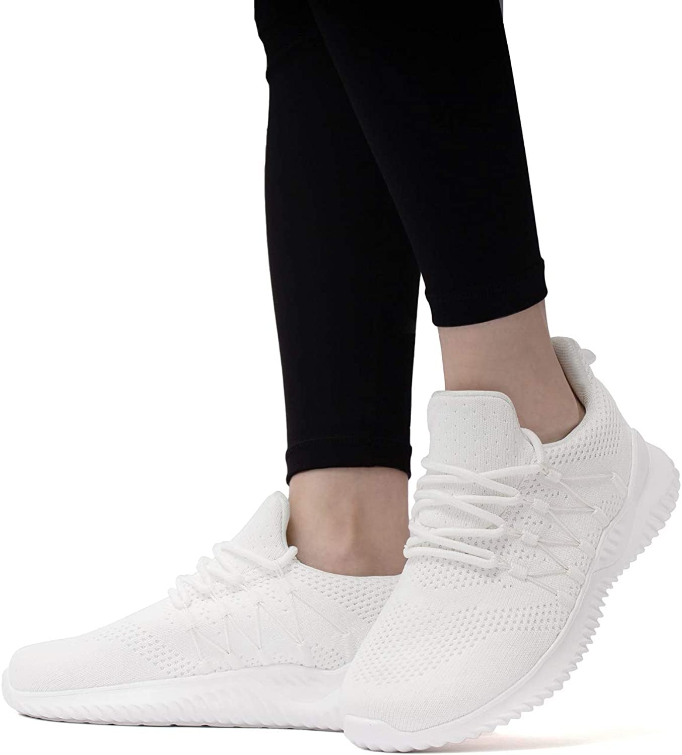 Womens Walking Shoes Sneakers - Slip on Memory Foam Lightweight Workout Tennis Running Shoes