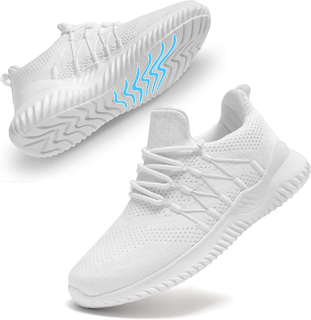 Womens Walking Shoes Sneakers - Slip on Memory Foam Lightweight Workout Tennis Running Shoes